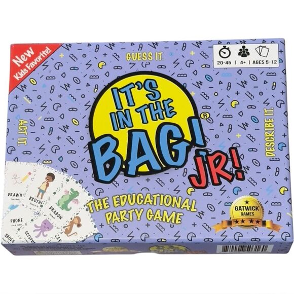 It’s In The Bag! Jr! The Educational Party Board Game. Ages 5-12. 4+ Players. - Picture 2 of 5